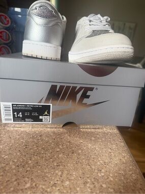 Jordan Air Jordan 1 Retro Low OG Silver White